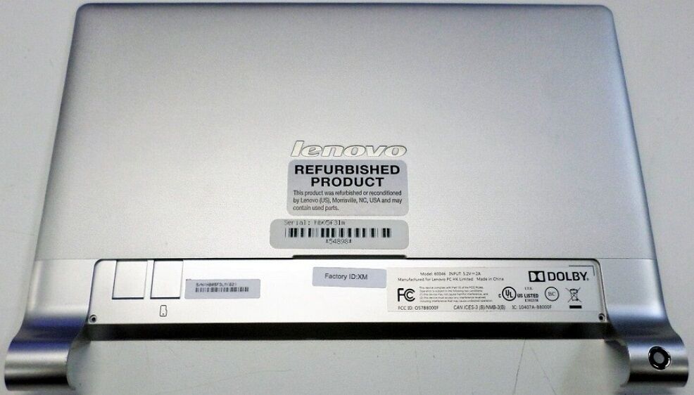 Lenovo Orijinal HB08563G 5SR9A464WF Tablet Kasası Alt Kapak