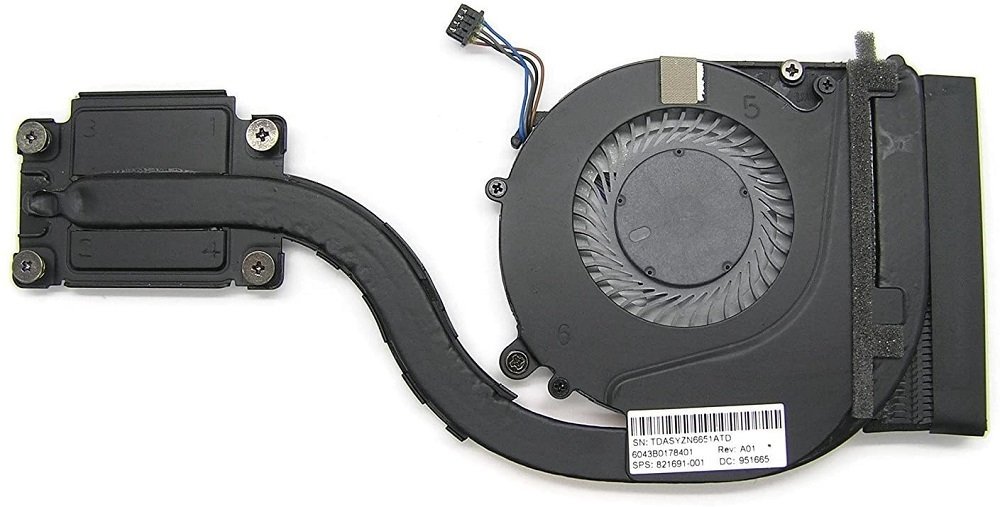 Orijinal Hp EliteBook DFS150305060T NS65C00-14M15 Cpu Sogutucu Heatsink Fan