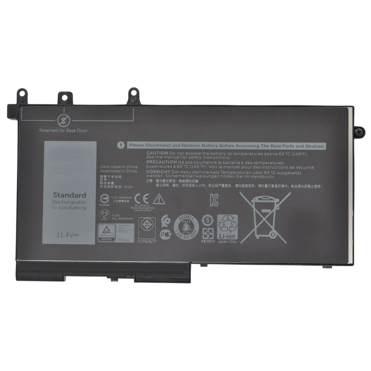 Dell Latitude E5480 E5580 Notebook Batarya Laptop Pil