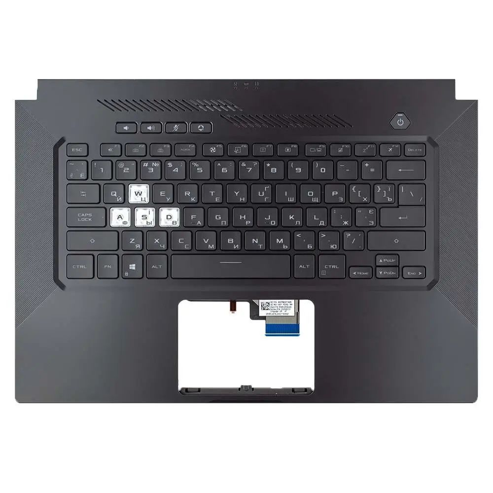 Asus TUF Air F15 FX516 FX516P FX516PR FA516 Notebook Türkçe Klavye Dahil Üst Kasa 6051B1444801