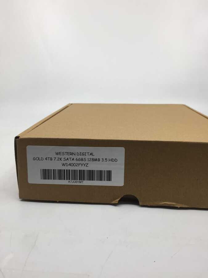 WESTERN DIGITAL GOLD 4TB 7.2K SATA 6GBS 128MB 3.5 HDD