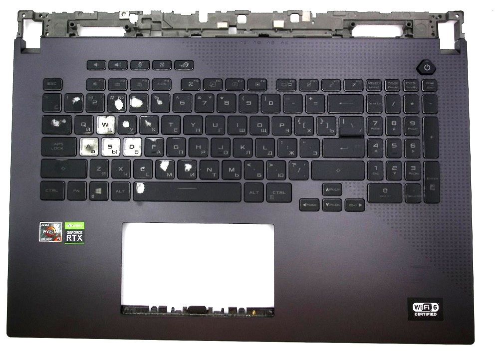 ASUS ROG Strix G17 G713IE Notebook Türkçe Klavye Dahil Üst Kasa 6070B1887431