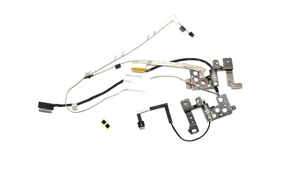 Lenovo Orijinal 5CB0G91200 460.00W09.0023 Menteşe Takımı Lcd Ekran Data Kablosu Kit