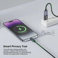 UNITEK DATASHIELD USB-A VERI ENGELLEYICI ADAPTOR (A1056ABK01)