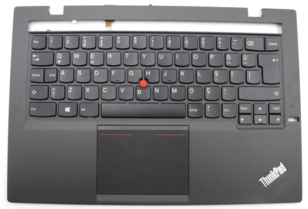 Orijinal Lenovo ThinkPad X1 Carbon Gen 2 Türkçe Klavye Dahil Üst Kasa 04X6523 60.4LY10.002