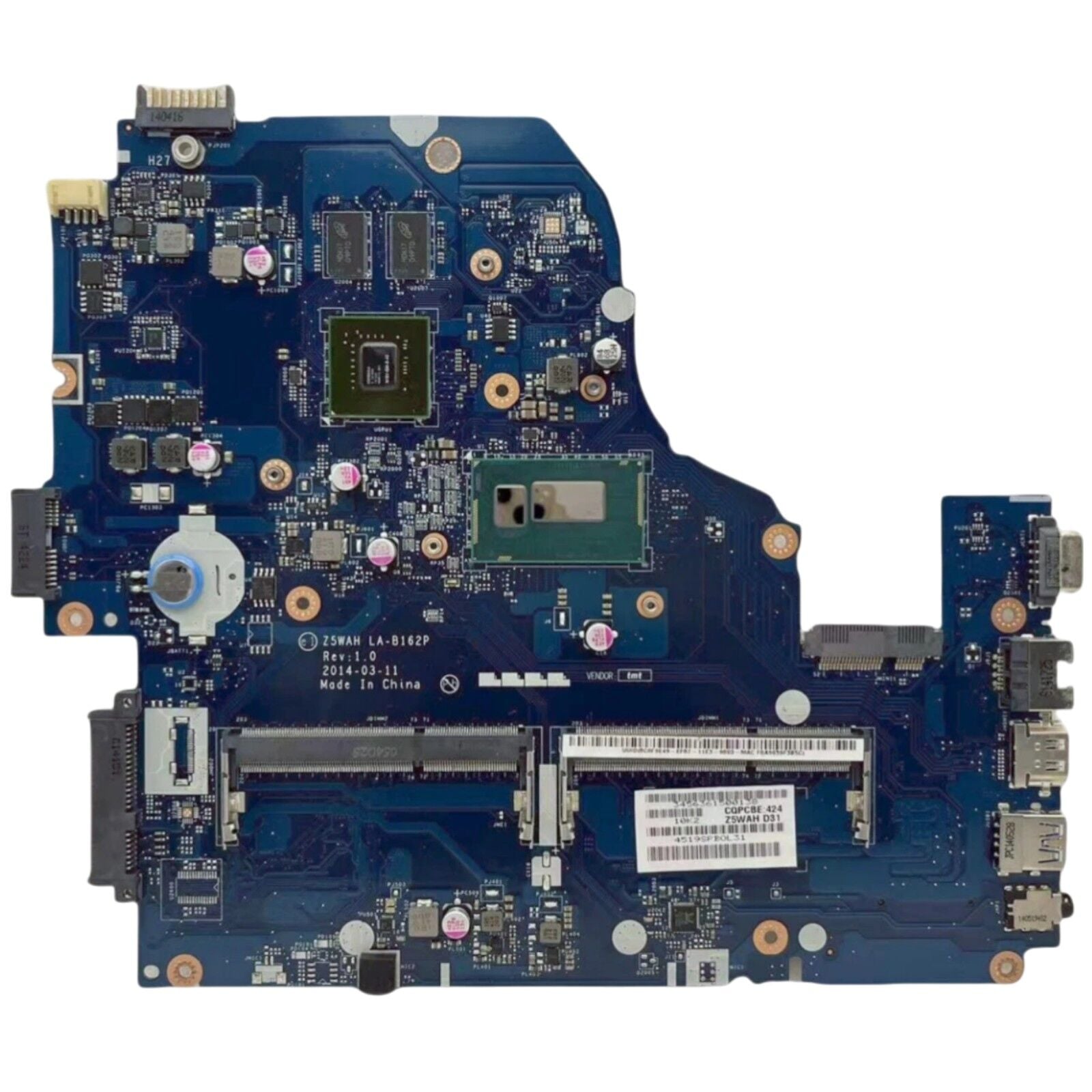 Acer Aspire E5-571G i3-4005U LA-B162P Laptop Anakart