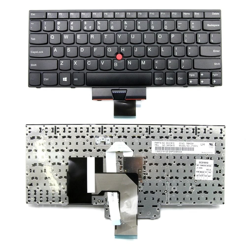 Orijinal Lenovo Thinkpad E125 E130 ingilizce Klavye Tuş Takımı 04Y0415