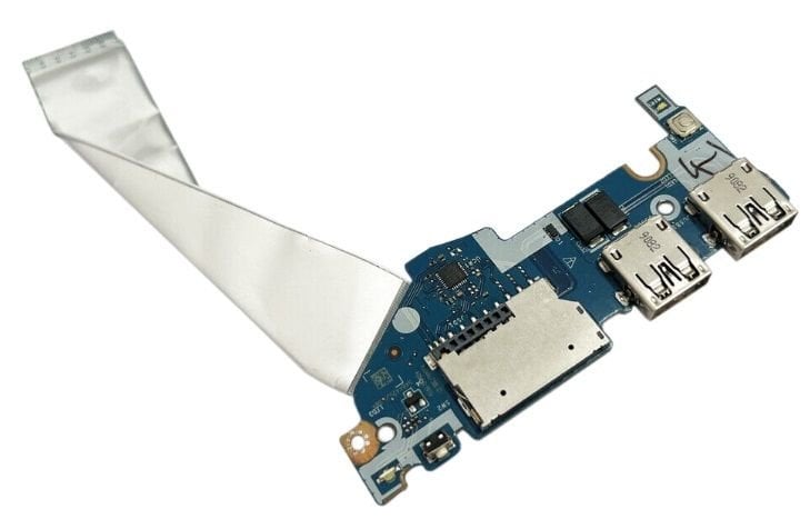 Lenovo Orijinal ideapad S340-14IML 81N9 Notebook Tetik Power Buton SD Kart USB Port Board