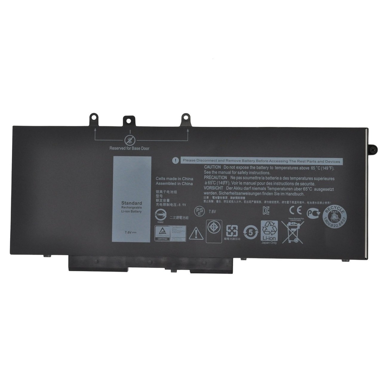 Dell Latitude E5480 E5580 Notebook Batarya Laptop Pil