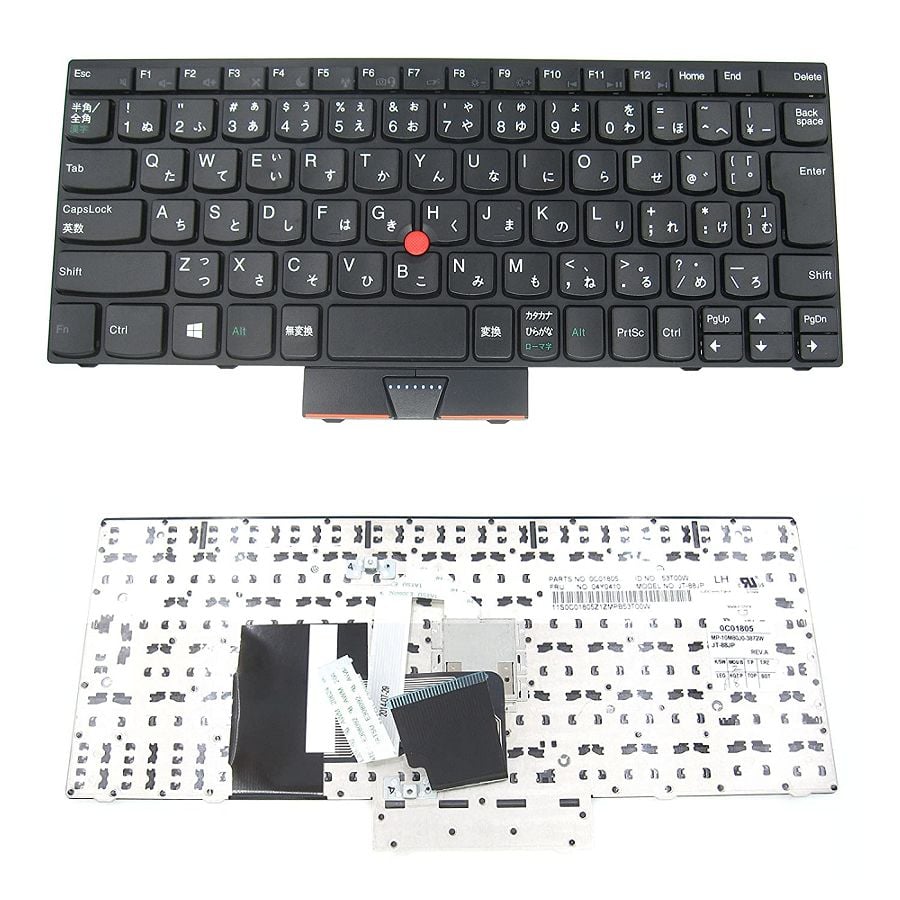 Orijinal Lenovo ThinkPad X140E Japonca Klavye Tuş Takımı 04Y0410