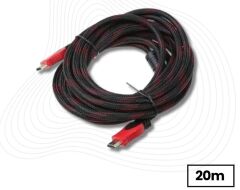 20M Hdmi Kablosu 1.4b 3D Örgü Hdmi Görüntü Kablosu 20 Metre