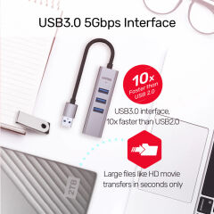UNITEK 4 PORT ETHERNET HUB (Y-3088B)