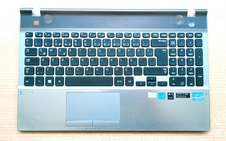 Samsung NP550P5C-S05TR Klavye Dahil Üst Kasa BA75-03739F
