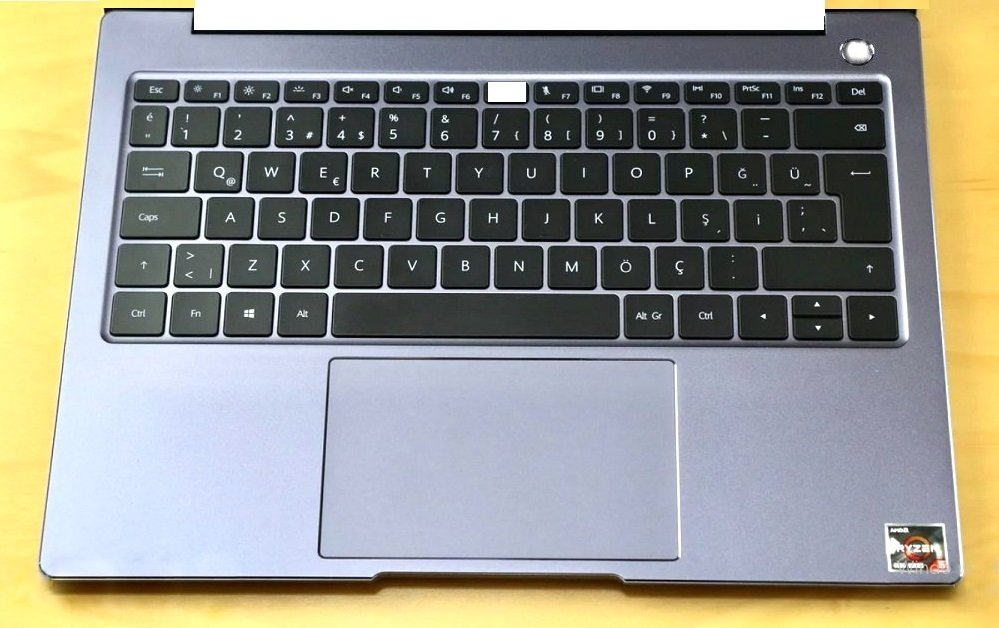 Orijinal Huawei Matebook KLVD-WFE9 KLVL-WFH9 KLVL-WDH99 Klavye Dahil Üst Kasa
