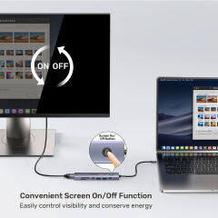 UNITEK UHUB S7 PRO 7 IN 1 5GBPS USB-C HUB (H1124AGY01)