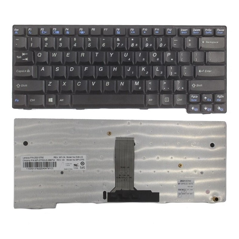 Orijinal Lenovo E4430 E4430A E4430G ingilizce Klavye Tuş Takımı 04Y0754