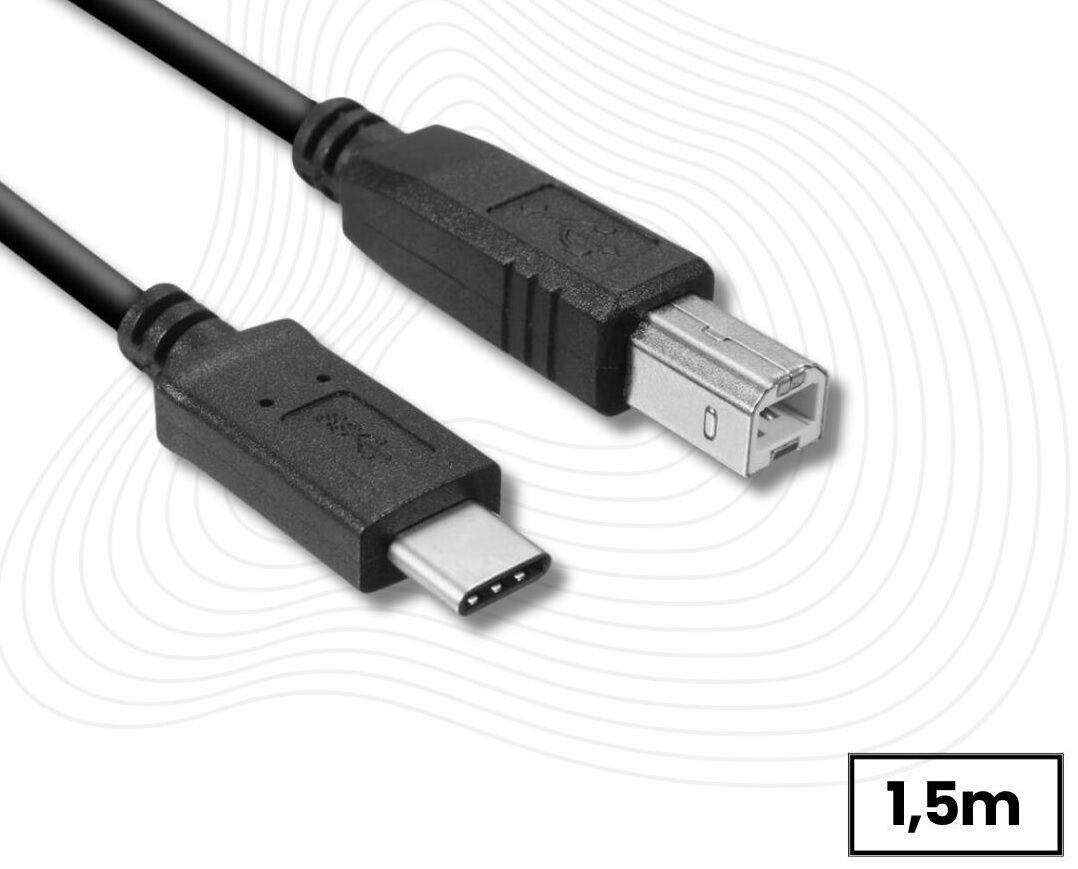 Type C To Usb Printer Yazıcı Tarayıcı Ara Bağlantı Kablosu 1.5Metre