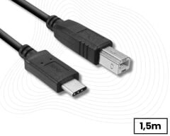 Type C To Usb Printer Yazıcı Tarayıcı Ara Bağlantı Kablosu 1.5Metre