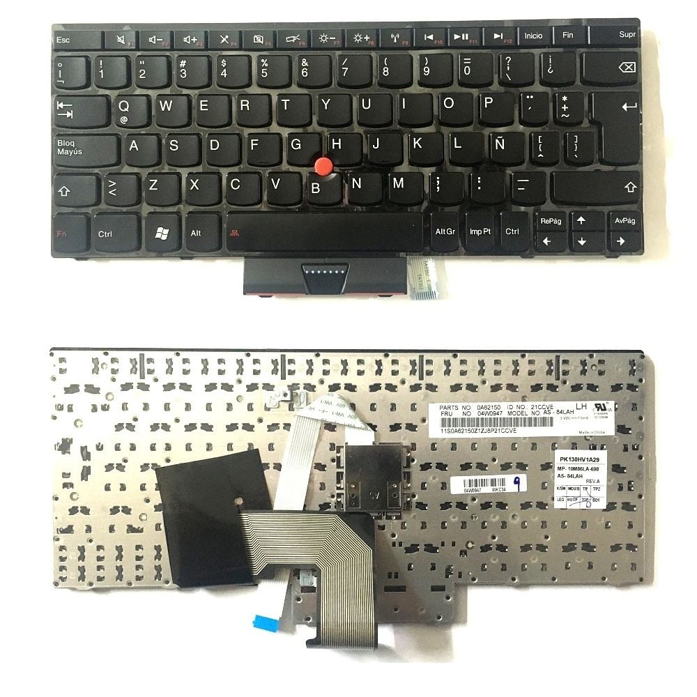 Orijinal Lenovo ThinkPad X130E Type 0622 ispanyolca Klavye Tuş Takımı 04W0947