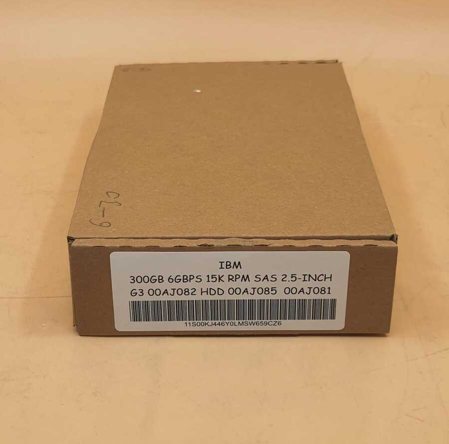 300GB 6GBPS 15K RPM SAS 2.5-INCH G3 00AJ082 HDD 00AJ085  00AJ081