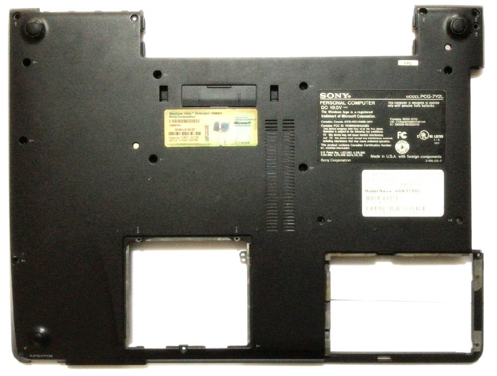 Sony Vaio VGNFE VGN-FE PCG-7V1M Alt Kasa Bottom Case 2-664-832