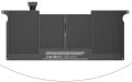 Apple MacBook Air 11 A1406 A1465 A1495 (EMC 2631) Mid 2013 Apple MacBook Air 11 A1465 (EMC 2924) Early 2014 2015 MacBook Air 11 A1465 (EMC 2631) 020-7376-A batarya pil 2012 2013 2014 2015 yılları için uyumludur (2010 yılı ve öncesi uyumlu degildir)