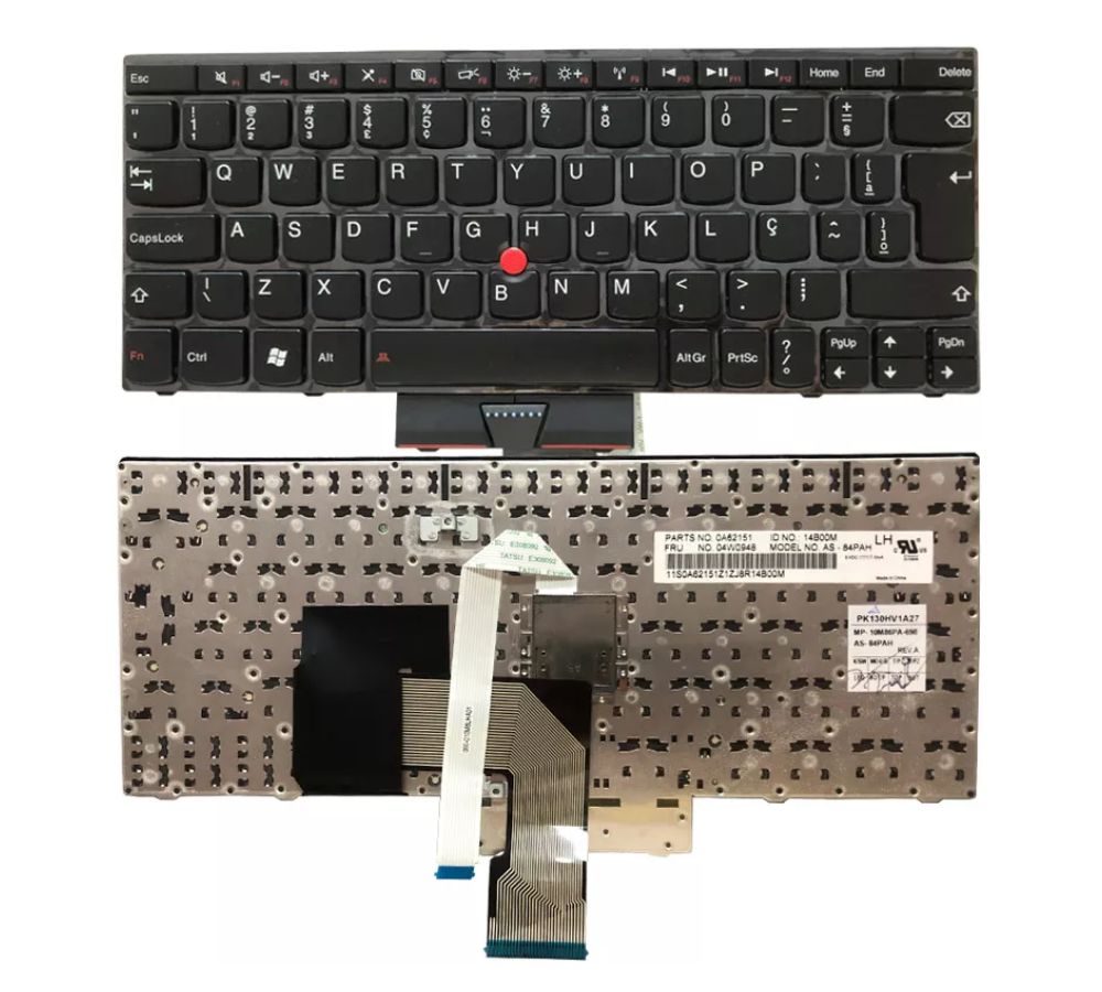 Orijinal Lenovo ThinkPad Edge E120 3043 Portekizce Klavye Tuş Takımı 04W0948