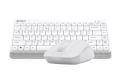 A4 TECH FG1112 2.4 Q FN-MM MİNİ KLAVYE+MOUSE SET BEYAZ