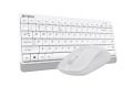 A4 TECH FG1112 2.4 Q FN-MM MİNİ KLAVYE+MOUSE SET BEYAZ