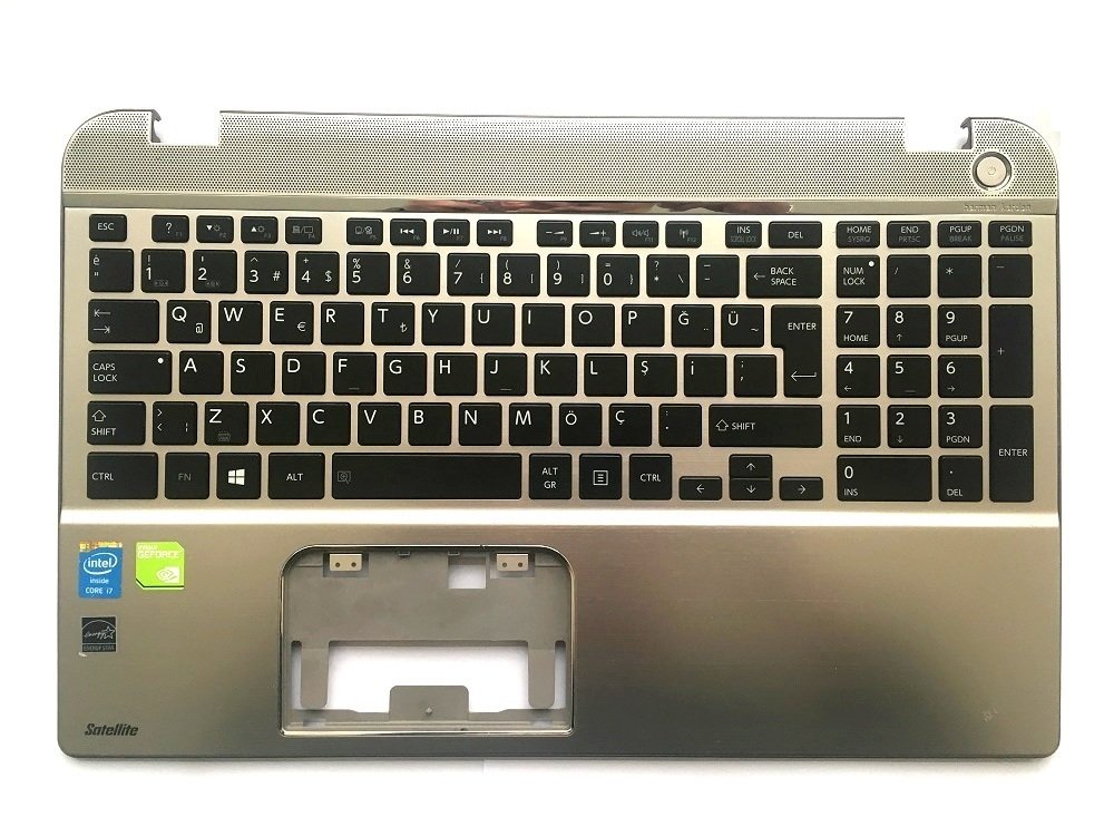 Toshiba Satellite P50 P50T P50T-A Klavye Dahil Üst Kasa H000056310