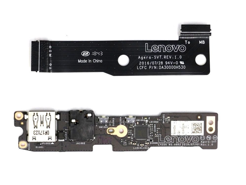 Lenovo Orijinal 5C50M35023 DA30000H530 NS-A902 Audio Jack Tetik Power Buton USB Port Board