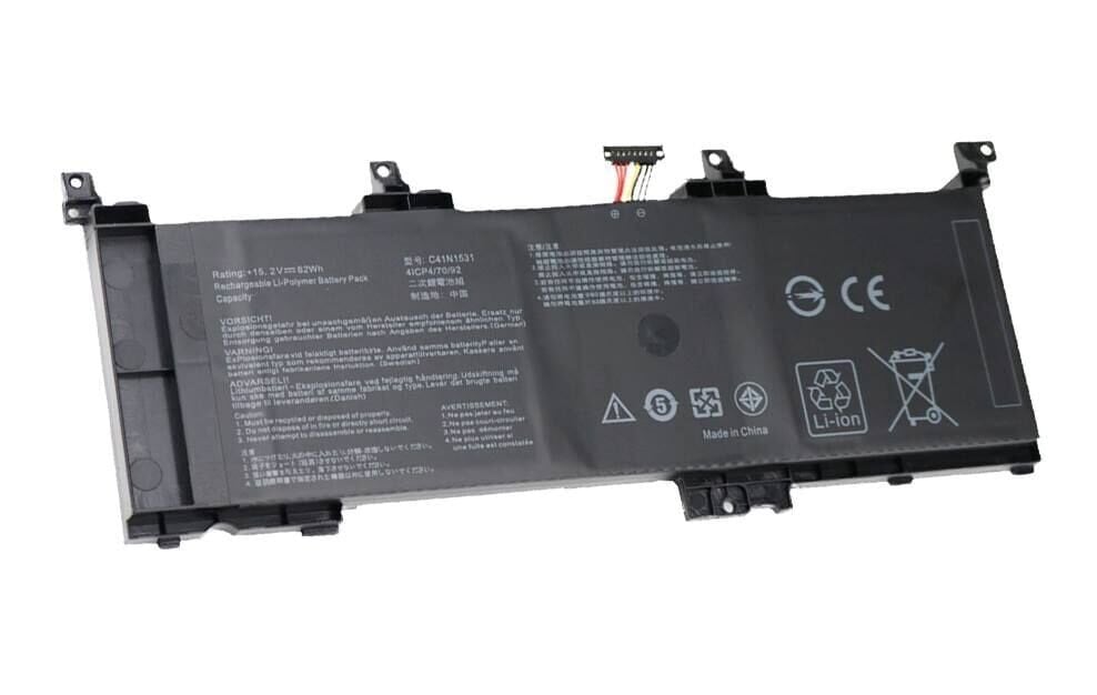 Asus Republic Of Gamers ROG Strix G502V G502VS G502VSK G502VY GL502VE GL502 GL502VT GL502V GL502VS GL502VSK GL502VY FX502 FX502V FX502VS FX502VY C41N1531 0B200-01940100 Batarya  Muadil A+++