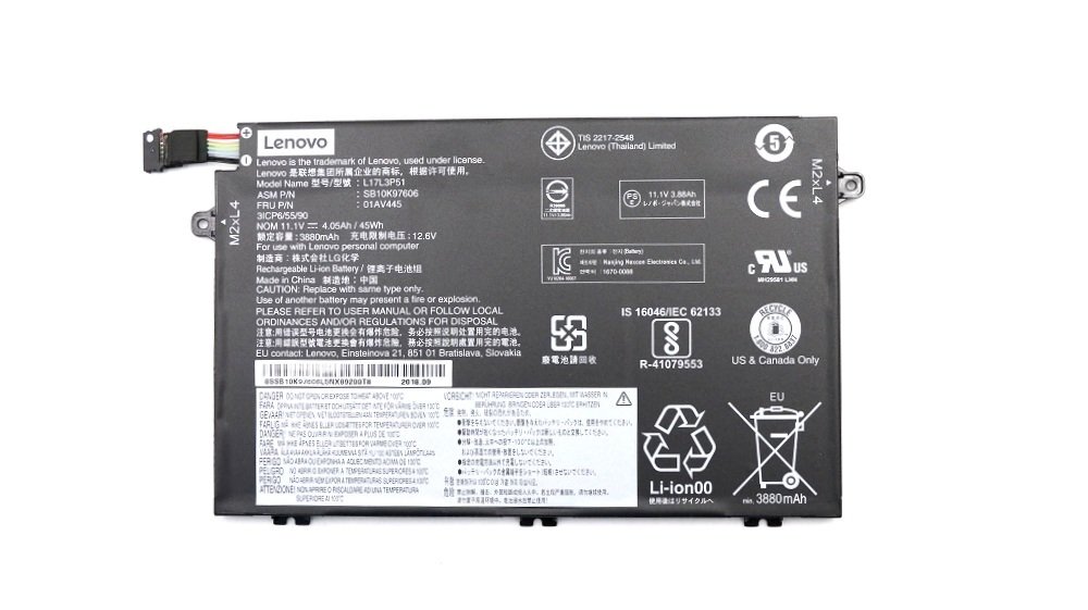Orijinal Lenovo Thinkpad 01AV446 01AV448 Notebook Batarya Laptop Pil