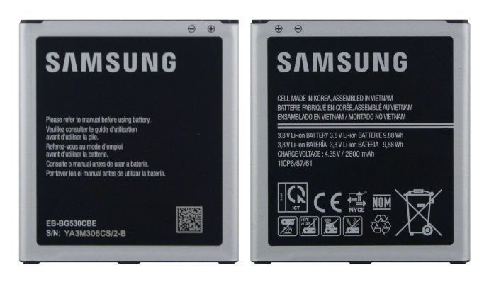 Samsung Orijinal Galaxy J5 J3 4.35V 2600mAh 9.88Wh Cep Telefonu Batarya Pil
