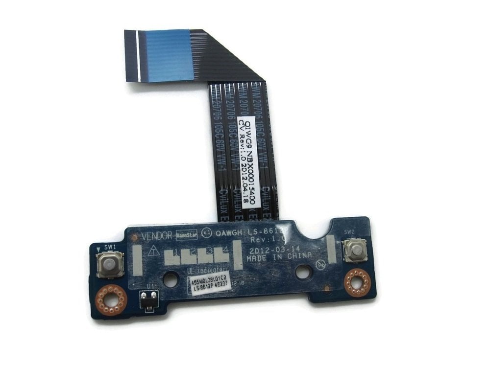 Lenovo N580A N581 N586 LED Board Mouse Tuşları