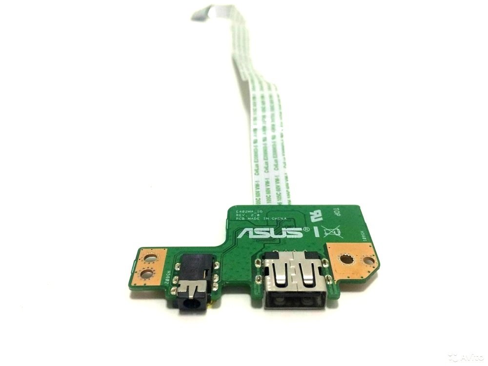 Asus E402 E402M E402MA Audio Jack USB Port Board 69N0S2B10B01