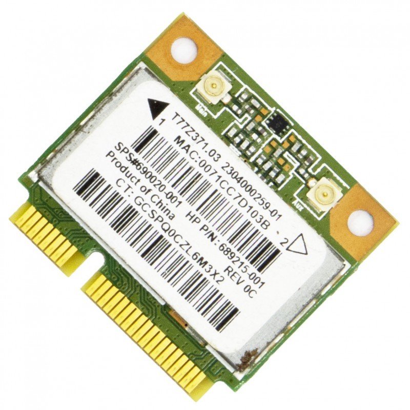 Orijinal HP pavilion 15-s015nf Notebook Wireless WiFi Card T77Z371.03