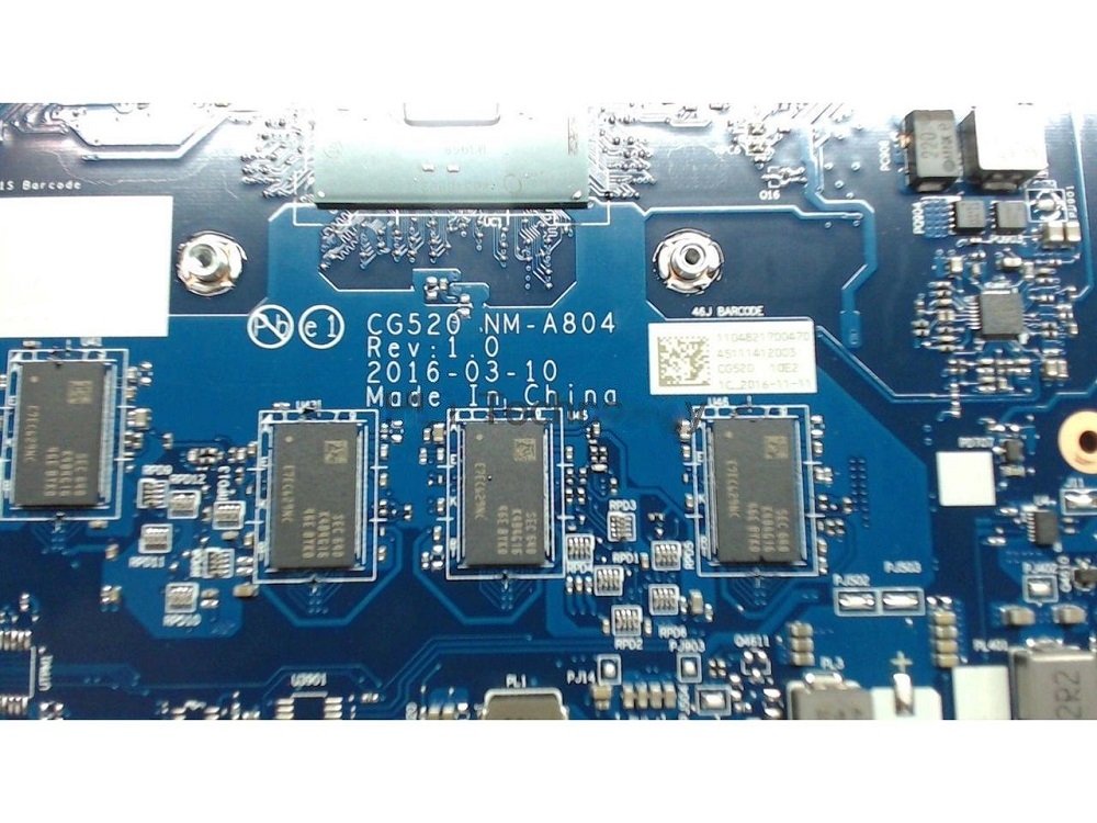 Lenovo ideapad 110-15IBR NM-A801 Anakart: Celeron N3060 İşlemcili Kart anakart görsel 3
