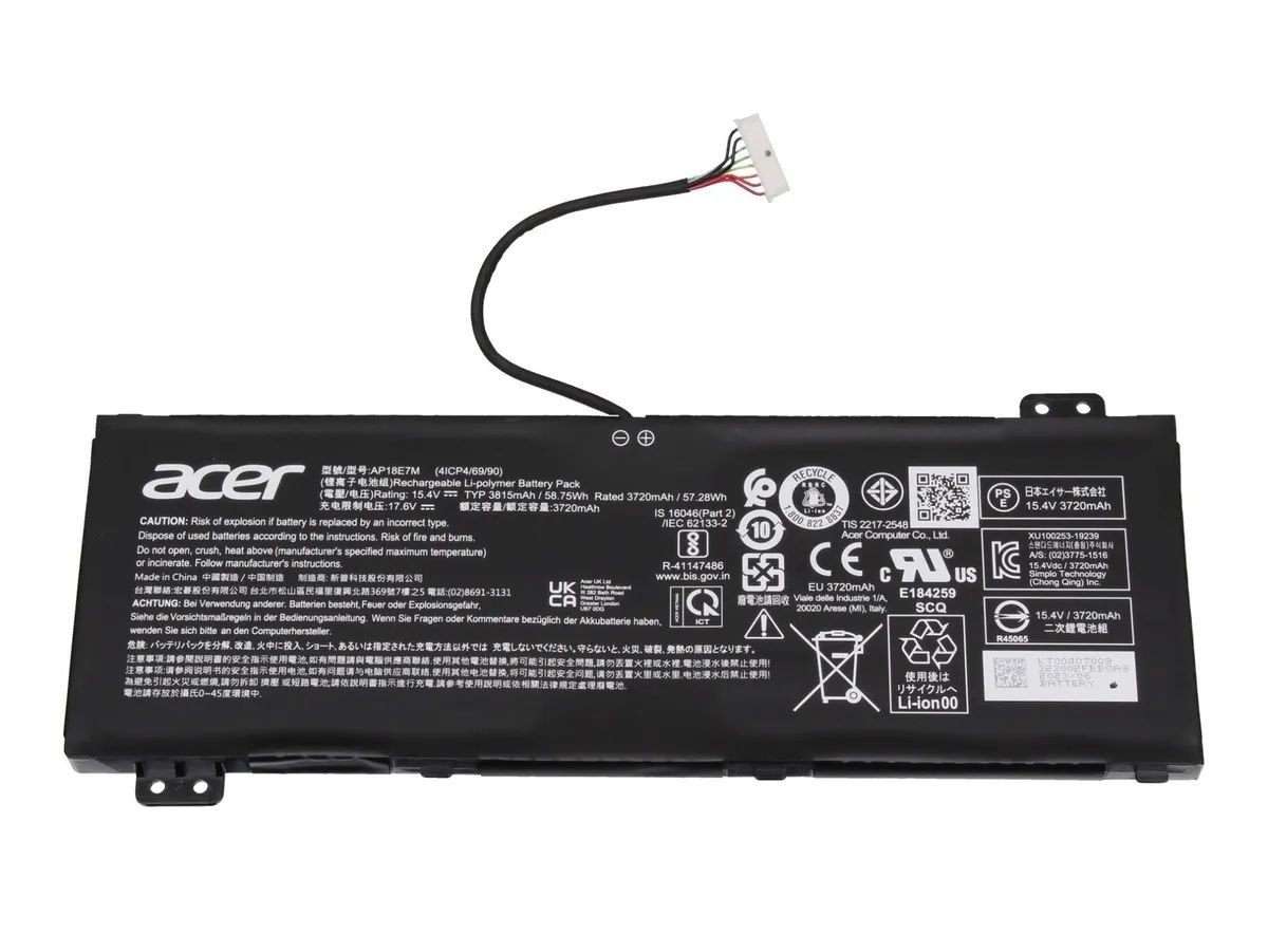 Acer Aspire Nitro 5 AN515-57-57Y5, AN515-57-599V Orijinal Laptop Batarya AP18E8M