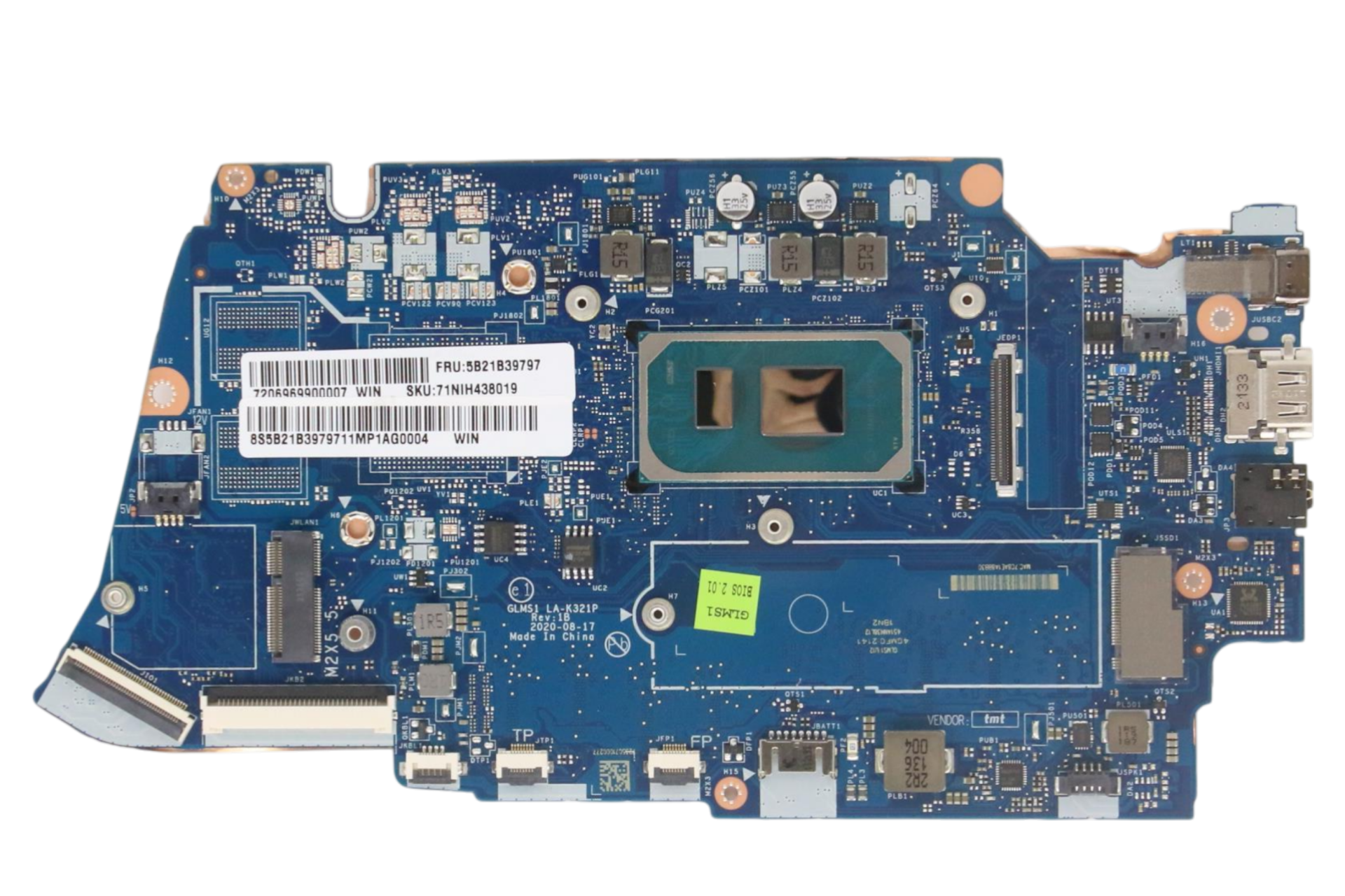 Lenovo Ideapad 5-14ITL05 82FE i3-1115G4  LA-K321P Laptop Anakart