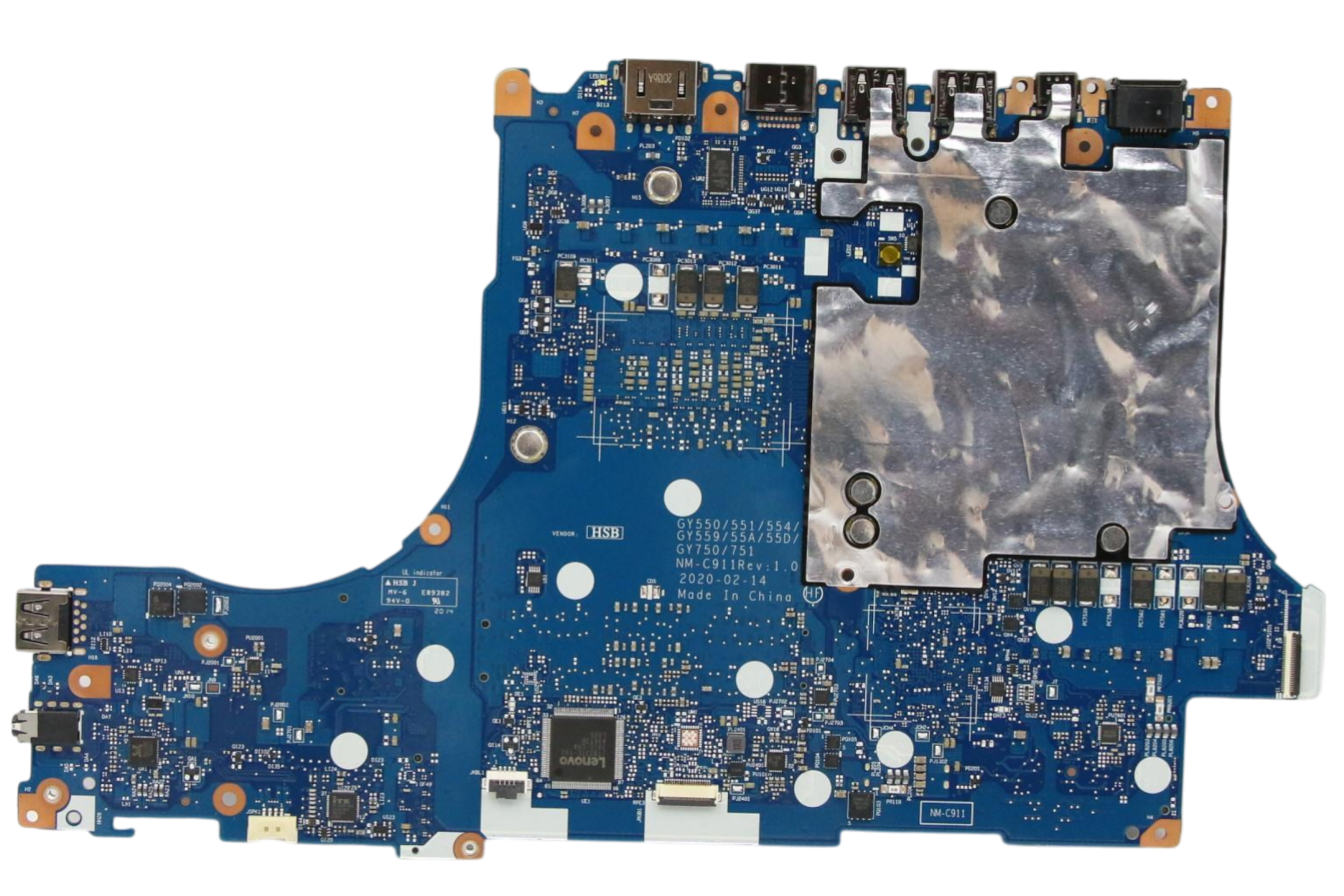 Lenovo Legion 5-15IMH05 Anakart (5B20S44528) – NM-C911 | Notebook anakart görsel 3