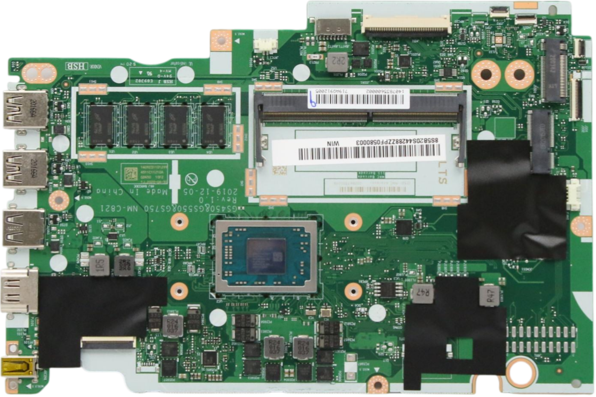 Lenovo Ideapad 3-14ADA05 81W0 AMD 3050 NM-C821 Laptop Anakart