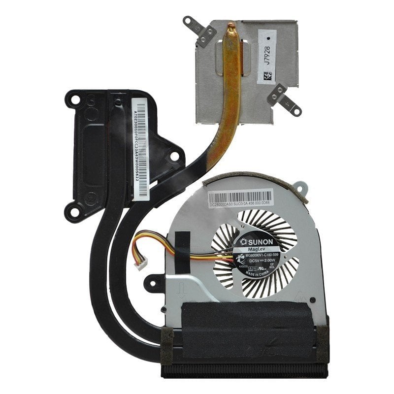 Orijinal Lenovo ideapad G400S Notebook Soğutucu Cpu Heatsink Fan AT0Z30010F0