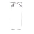 Lenovo ideapad v310-15isk v310-15ikb 80sy 80t3 menteşe fblv7002010 5H50L46686
