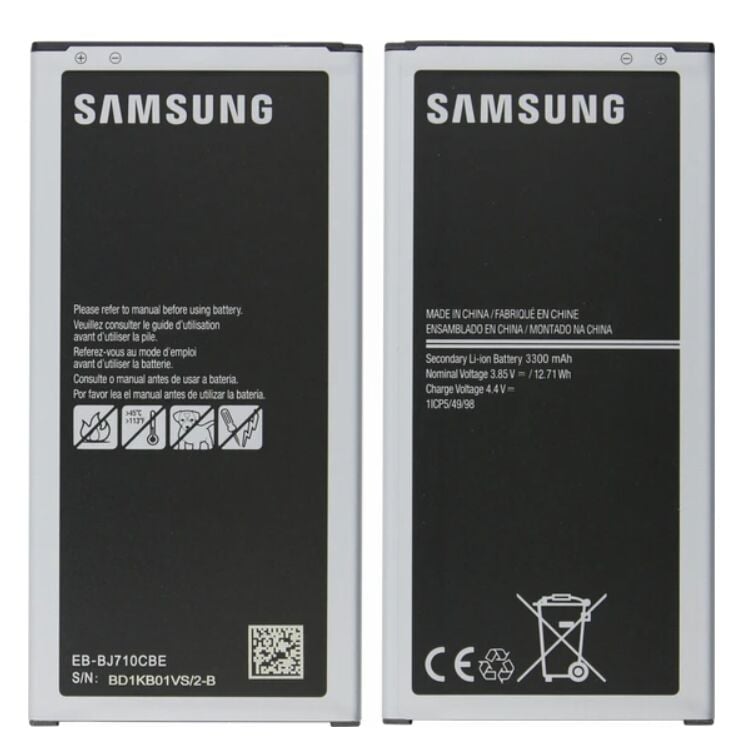 Samsung Orijinal Galaxy EB-BJ710BE 4.4V 3300mAh 12.71Wh Cep Telefonu Batarya Pil