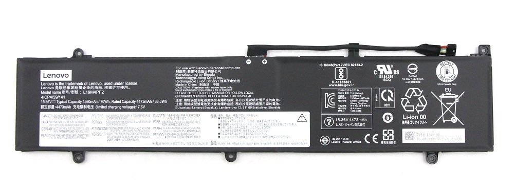 Orijinal Lenovo L19C4PF2 L19M4PF2 5B10X18187 Notebook Batarya Laptop Pil