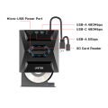UNITEK HARİCİ DVD-RW TYPE-C/A+5in1 DOCK STATION (T1037A01)