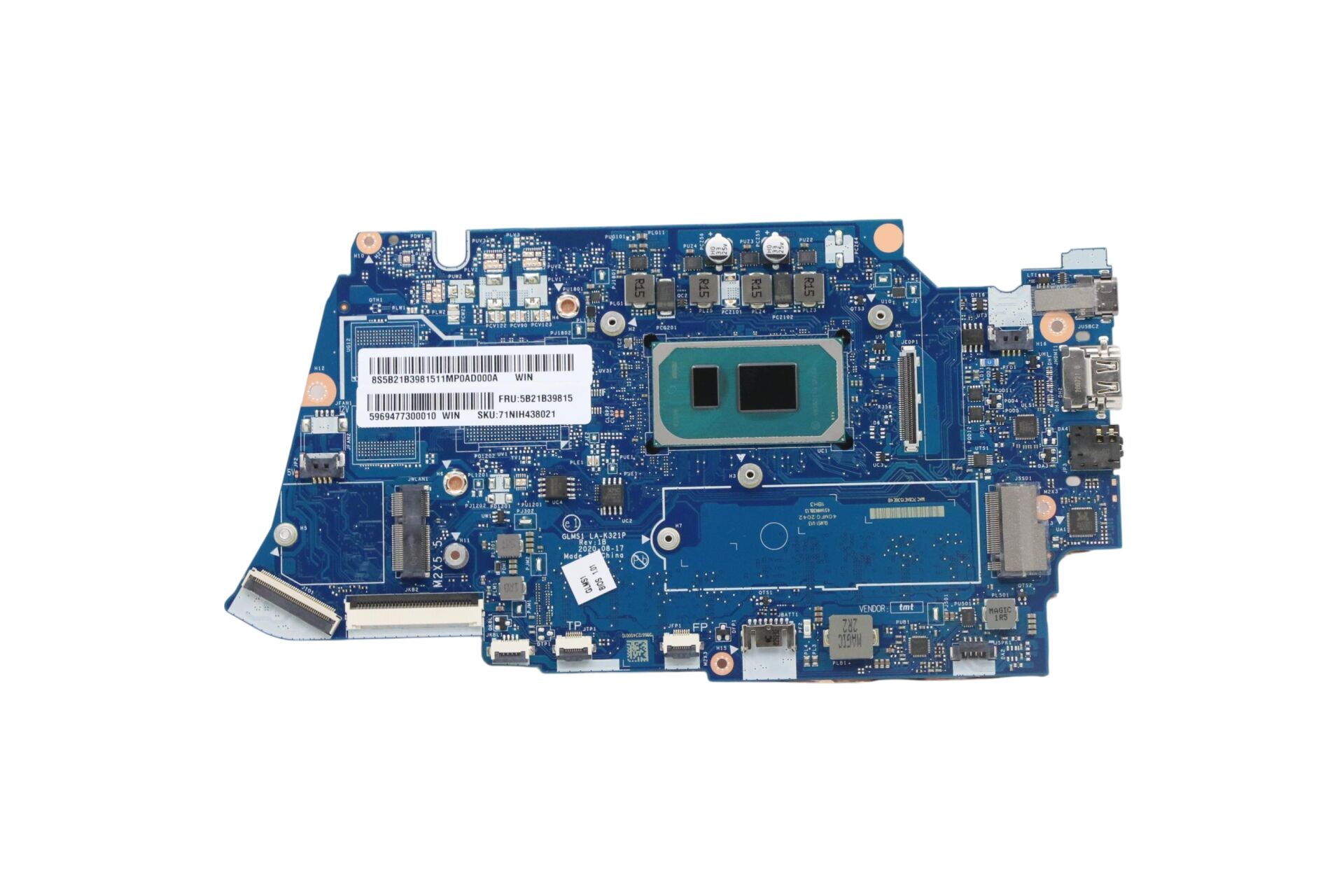 Lenovo Ideapad  5-14ITL05 82FE  i5-1135G7 LA-K321P Laptop Anakart