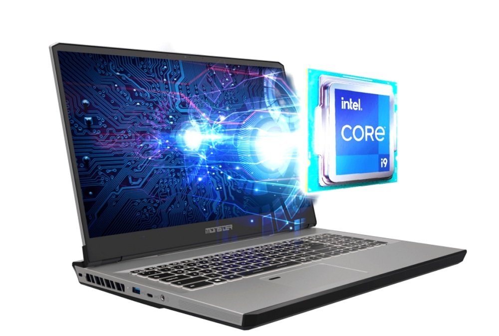 Monster Markut M7 V5.1 Intel Core i9 11980HK 32GB 1TB SSD Win 11 Pro 17.3” Taşınabilir Bilgisayar