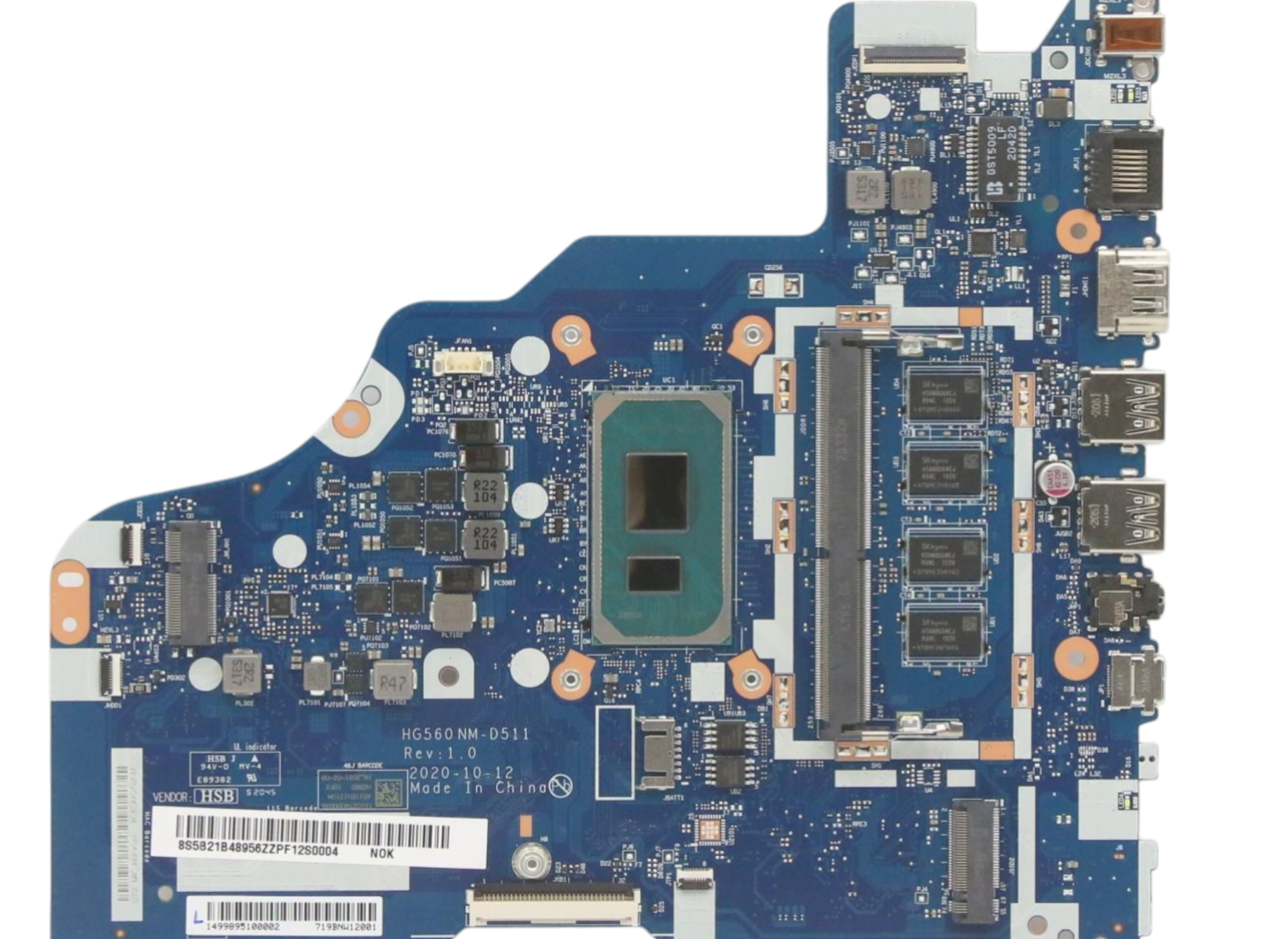 Lenovo Ideapad L3-15ITL6 82HL i7-1165G7 NM-D511  Laptop Anakart